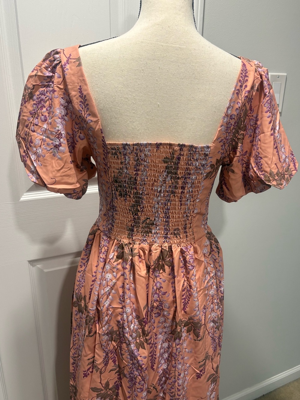 Spring Summer Floral Flowy Maxi Dress - Picture 6 of 6